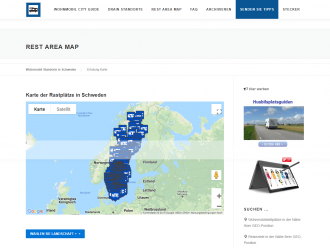 Schweden Entsorgungsstationen